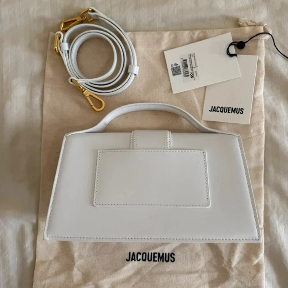 💕Jacquemus White Le Chiquito Top-Handle Bag - Picture 2 of 6